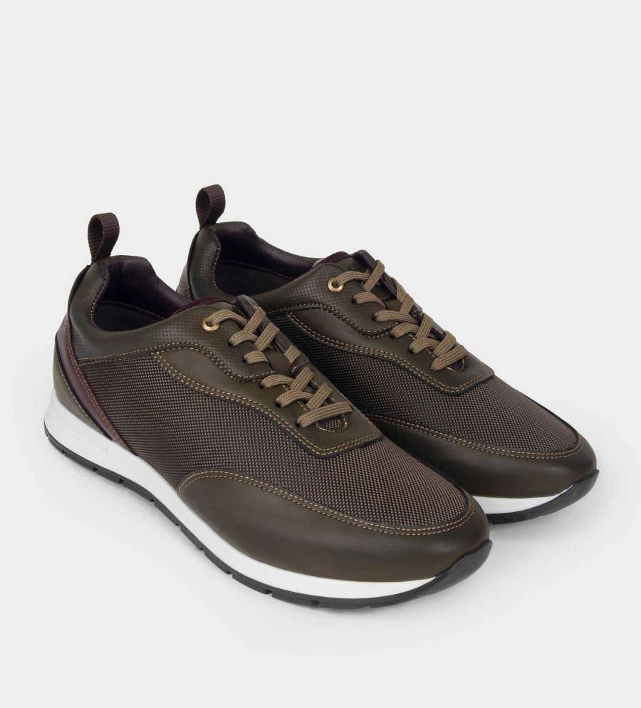 HEREN Brantano SNEAKERS | Speer. Groene casual sneakers