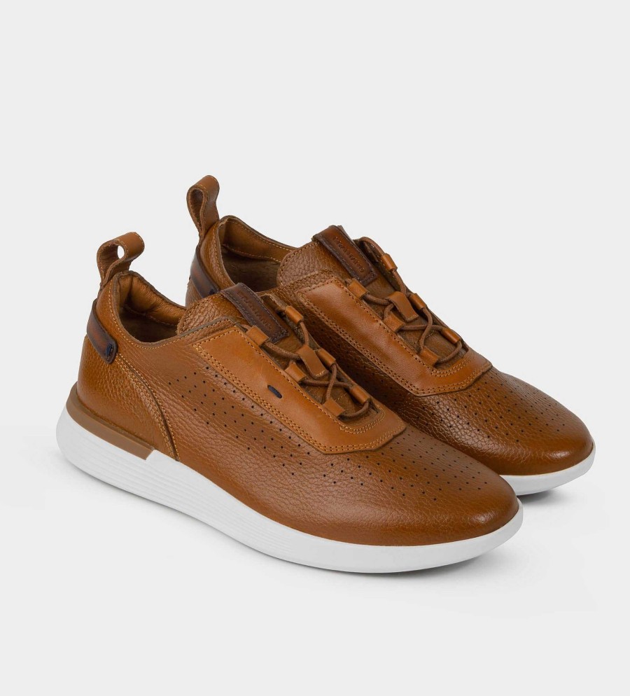 HEREN Brantano SNEAKERS | Honing lederen sport-casual schoen