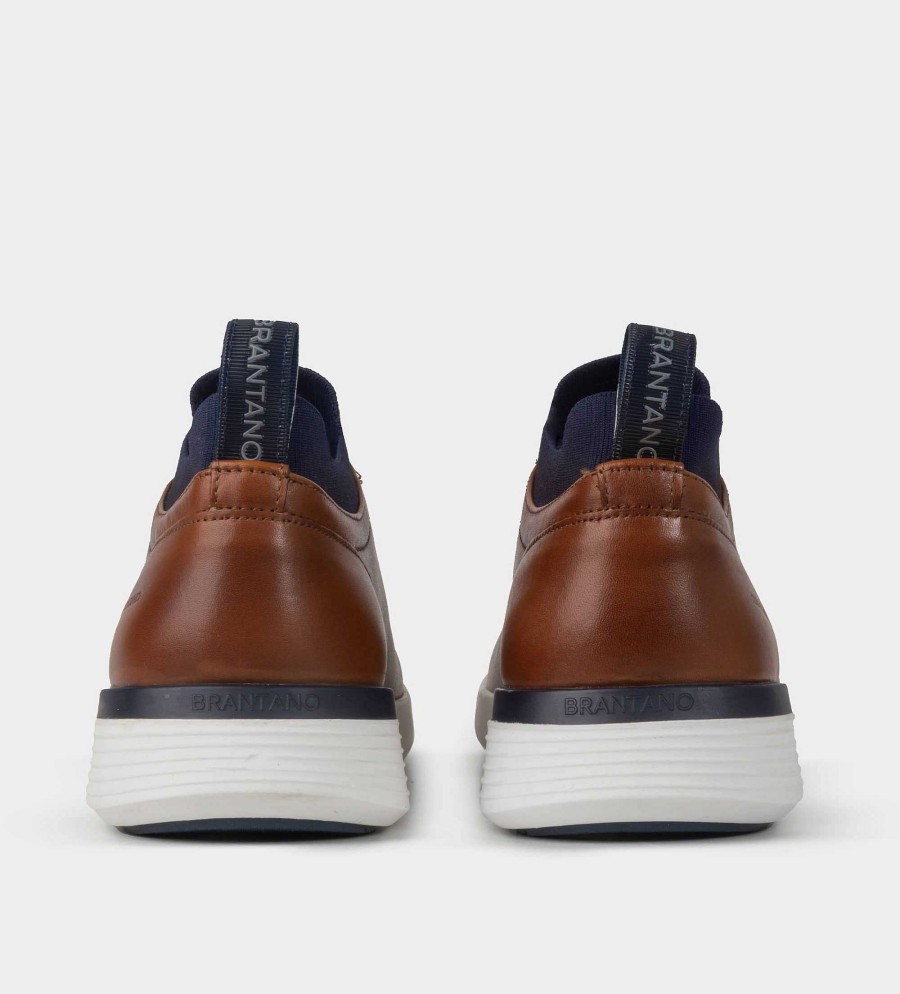 HEREN Brantano SNEAKERS | Honing lederen slip-on sneaker