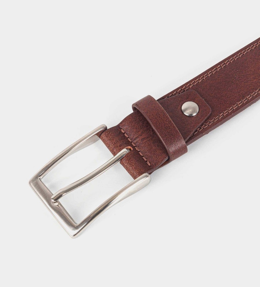 HEREN Brantano RIEMEN | Cognac casual riem