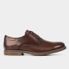 HEREN Brantano CASUAL | Bruin lederen Oxford schoen