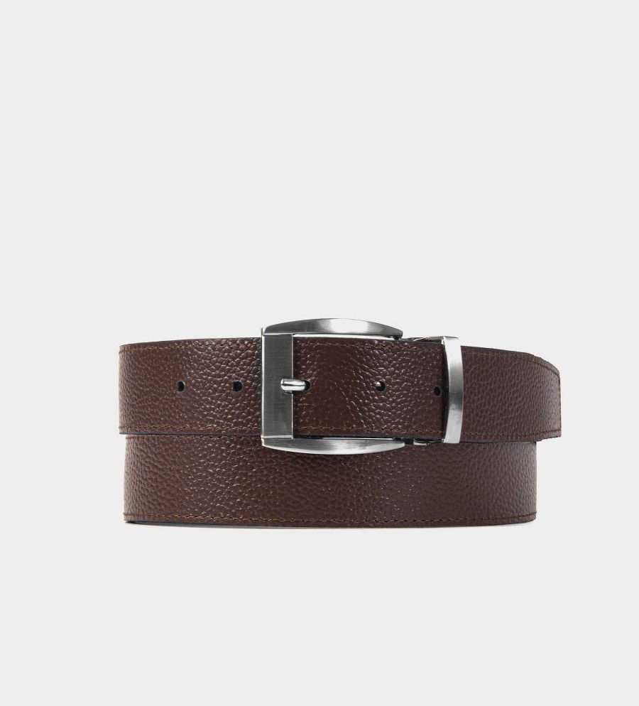 HEREN Brantano RIEMEN | Cognac leren riem