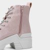 DAMES Brantano SNEAKERS | Roze sport enkellaarzen